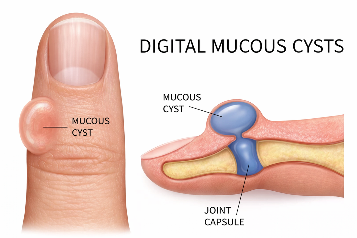 Mucous Cysts of the Finger: Why They Form and When to Have One Removed
